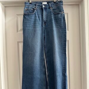 H&M wide leg jeans size 40